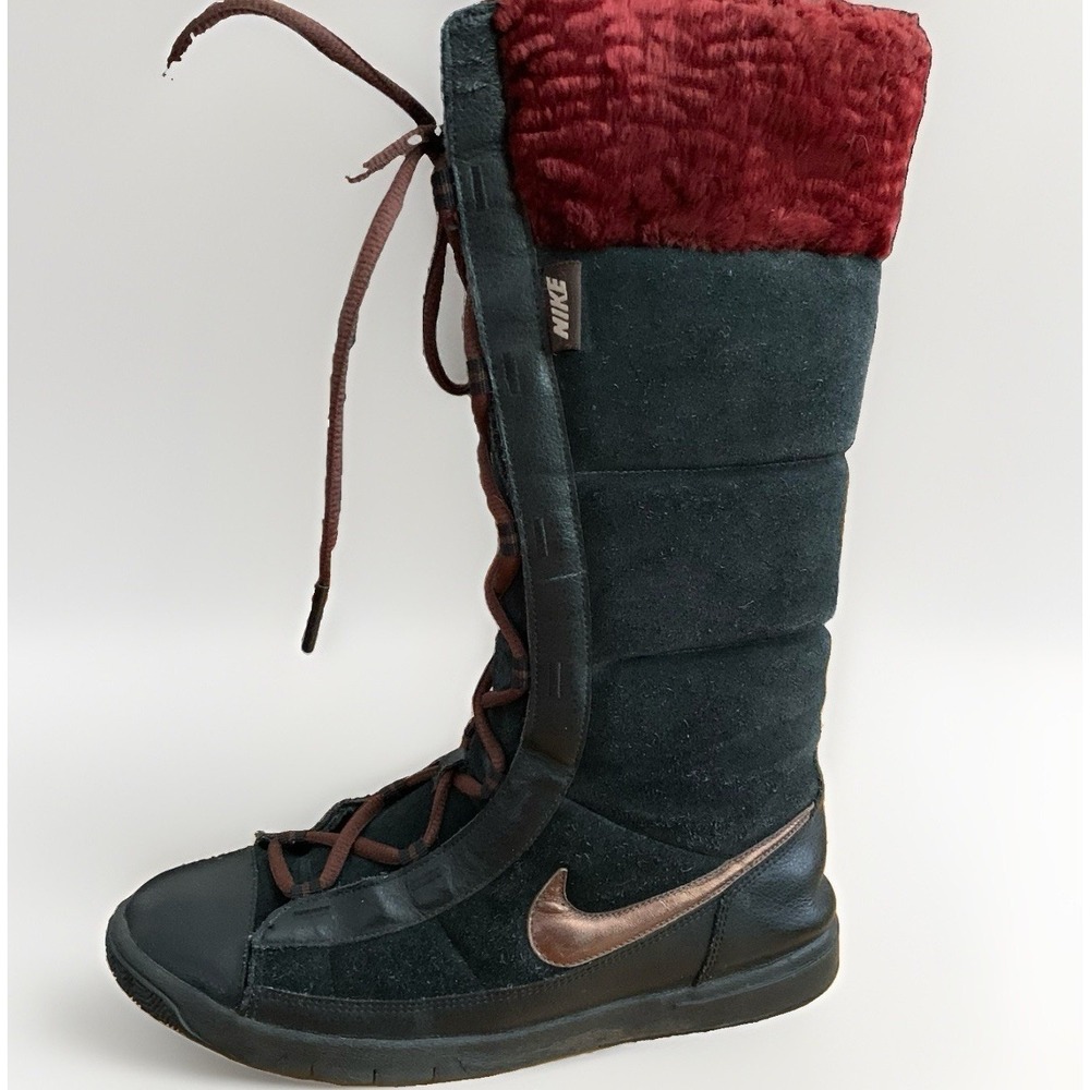 Nike Y2K Winter High Tall Suede‎ Sneaker Boots Women's Sz 8